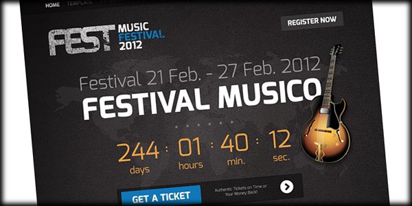 Fest Brings Responsive Design and Great Looks to Event Websites