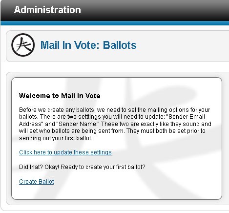 Mail In Vote Makes Web Polls Portable