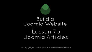 7b - Joomla Articles