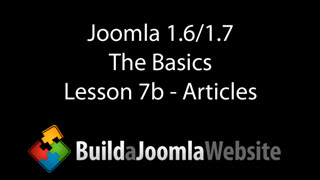 7b - Joomla Articles