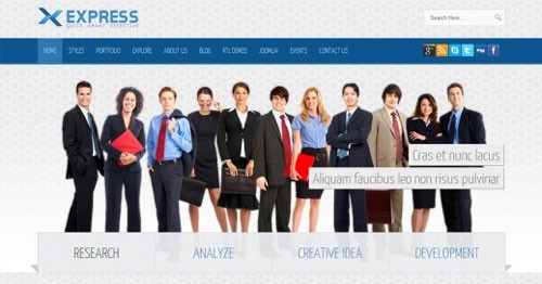 JoomShaper Releases Shaper Express - A New Responsive Business Template