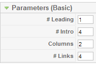 Parameters (Basic)